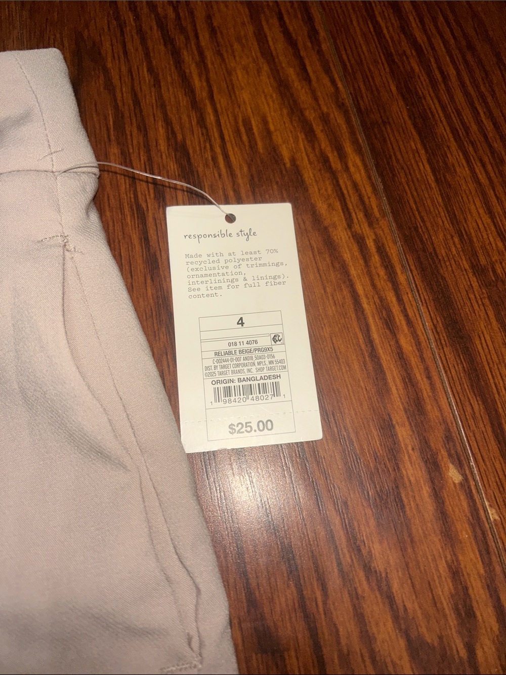 a new day High-Waist Pleated Shorts in Light Taupe - Picture 2 of 5